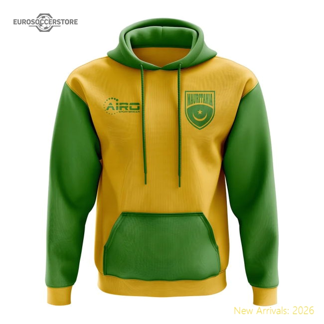 Mauritania Concept Country Football Hoody (Yellow)-Football Jersey Hub