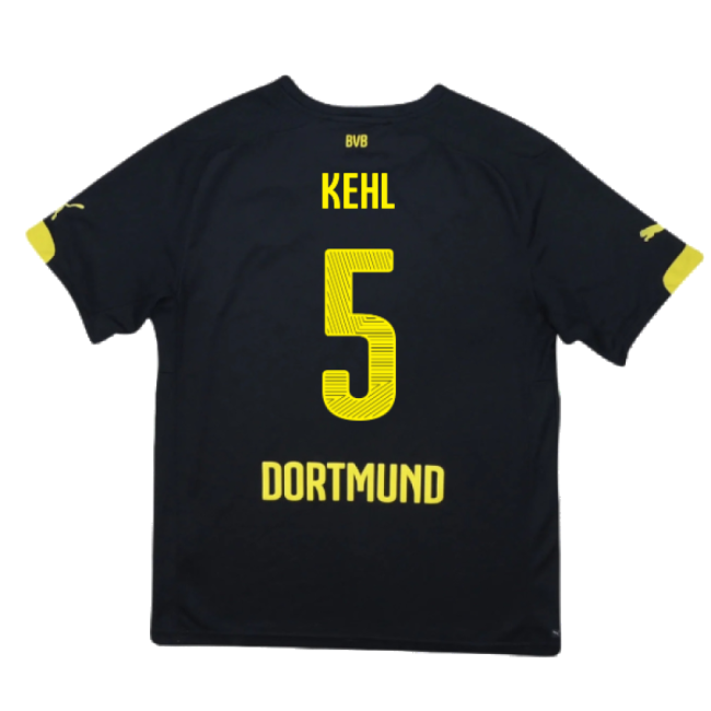 Borussia Dortmund 2014-16 Away Shirt ((Excellent) S) (Kehl 5)-Football Jersey Hub