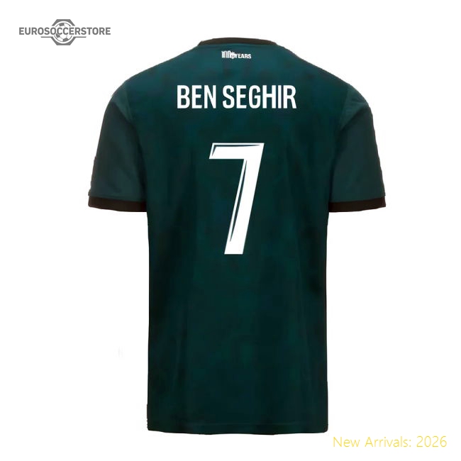 2024-2025 AS Monaco Away Shirt (Ben Seghir 7)-Football Jersey Hub