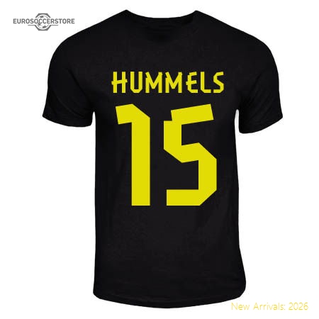 Mats Hummels Dortmund Away Hero T-shirt (black)-Football Jersey Hub