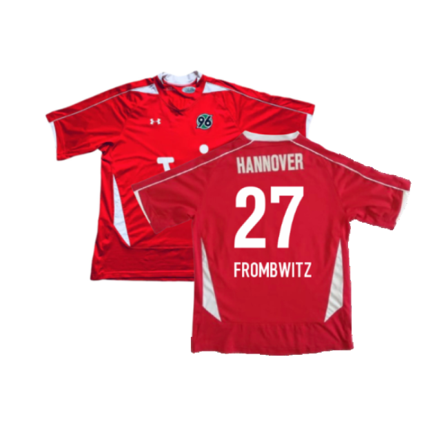 Hannover 2008-09 Home Shirt ((Excellent) M) (Frombwitz 27)-Football Jersey Hub
