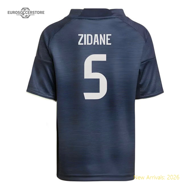 2025-2026 Real Madrid Away Mini Kit (Zidane 5)-Football Jersey Hub
