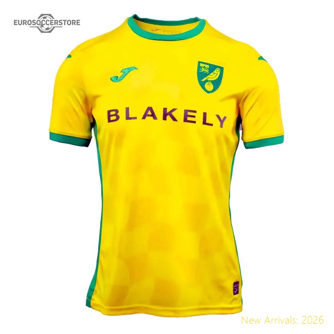 2024-2025 Norwich Home Shirt-Football Jersey Hub