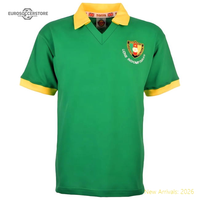Cameroon 1982 World Cup Retro Football Shirt-Football Jersey Hub