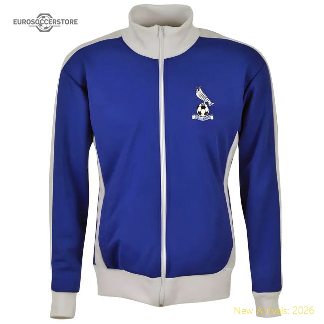 Oldham Athletic Track Top - Royal/White-Football Jersey Hub