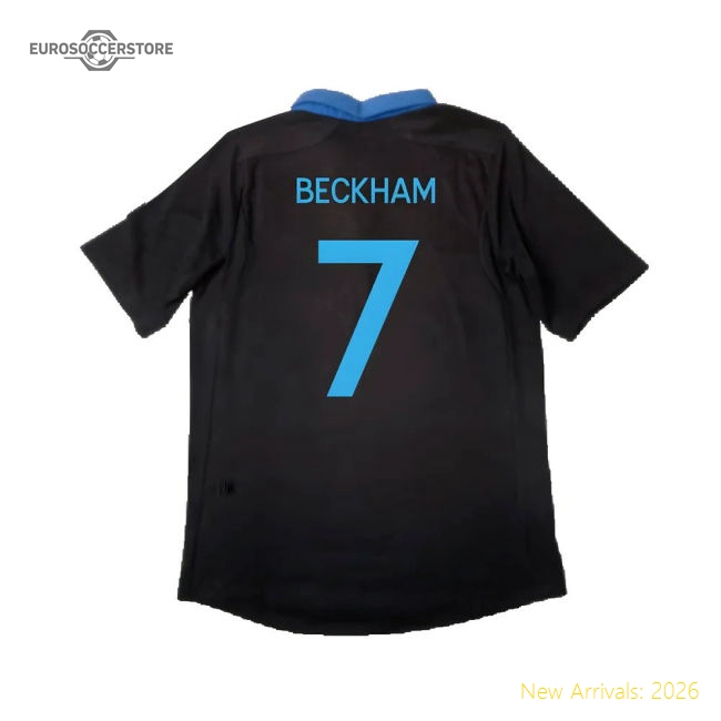 England 2011-12 Away Shirt ((Excellent) L) (BECKHAM 7)-Football Jersey Hub