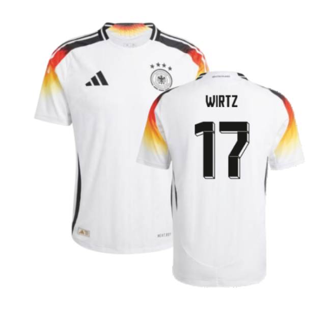 2024-2025 Germany Authentic Home Shirt (Wirtz 17)-Football Jersey Hub