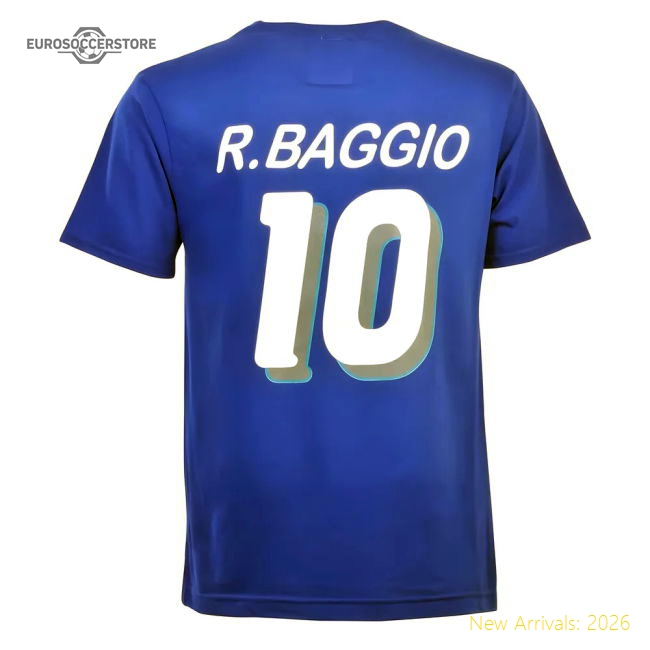 Italy 10 12th Man T-Shirt - Royal-Football Jersey Hub