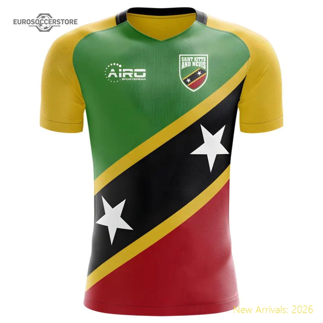 2025-2026 Saint Kitts and Nevis Home Concept Football Shirt-Football Jersey Hub