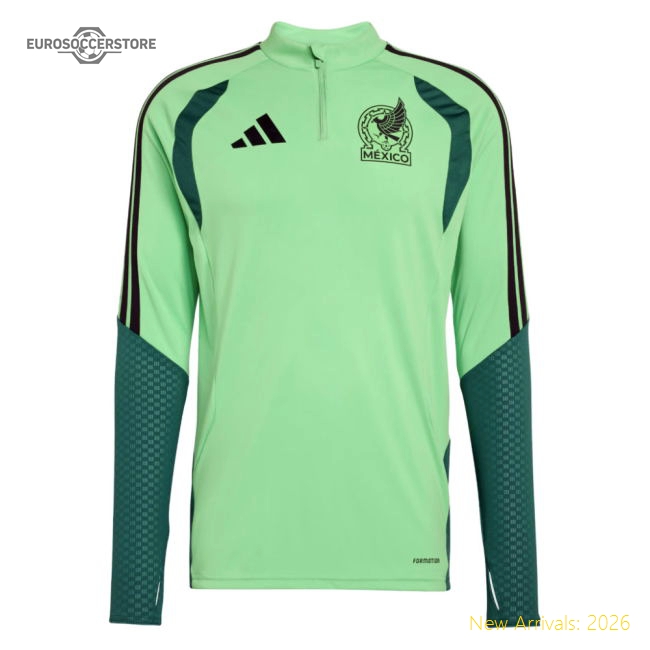 2026-2027 Mexico Training Top (Semi Flash Green)-Football Jersey Hub
