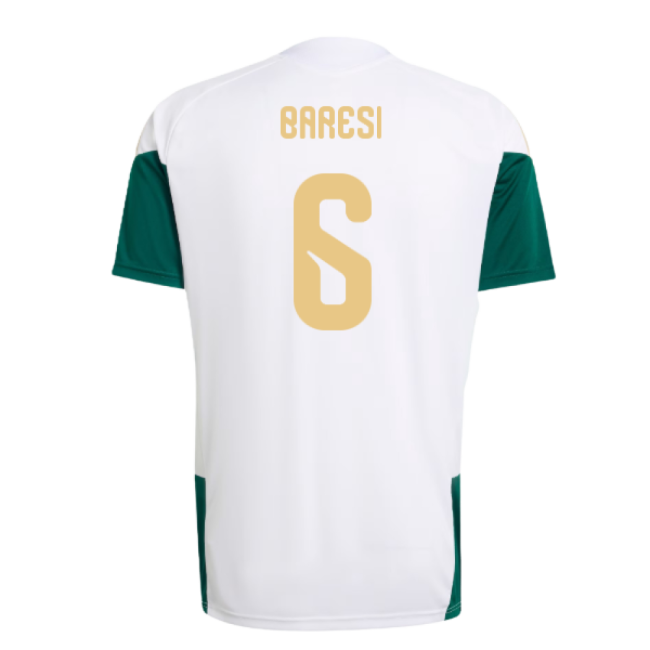 2026-2027 Italy Training Jersey (White) (Baresi 6)-Football Jersey Hub