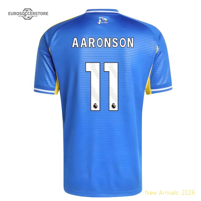 2025-2026 Leeds Away Shirt (Aaronson 11)-Football Jersey Hub