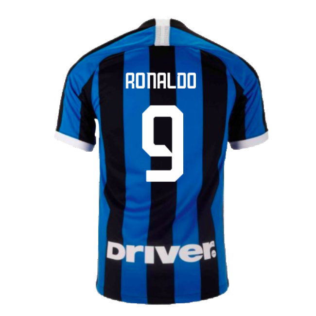 2019-2020 Inter Milan Home Shirt (Ronaldo 9)-Football Jersey Hub