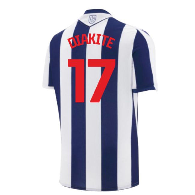 2025-2026 West Bromwich Albion WBA Home Shirt (Diakite 17)-Football Jersey Hub