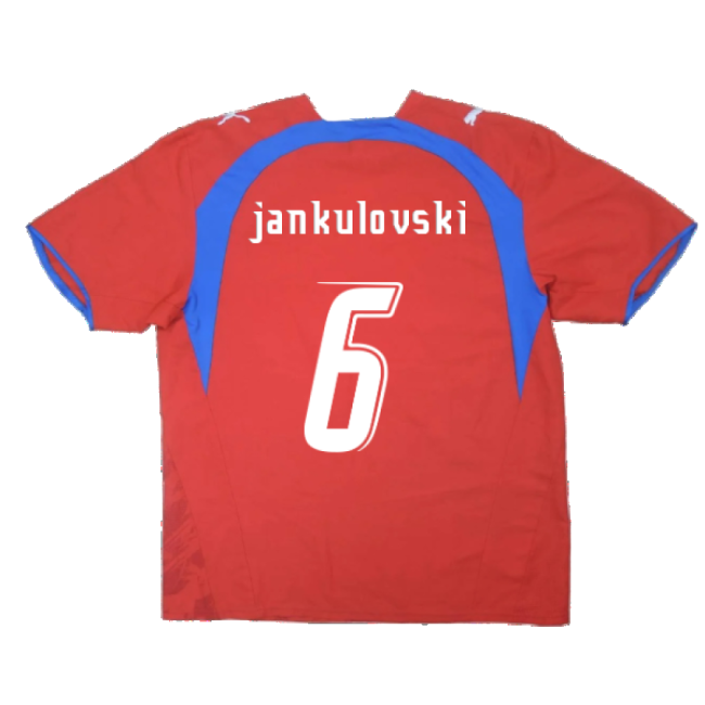 Czech Republic 2006-08 Home Shirt ((Very Good) L) (Jankulovski 6)-Football Jersey Hub