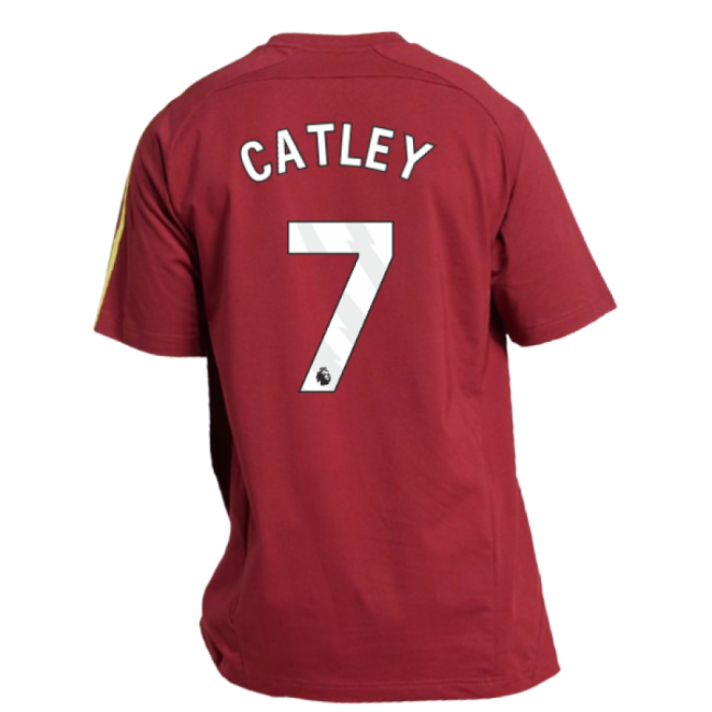 2025-2026 Arsenal UBP Tee (Noble Maroon) (Catley 7)-Football Jersey Hub