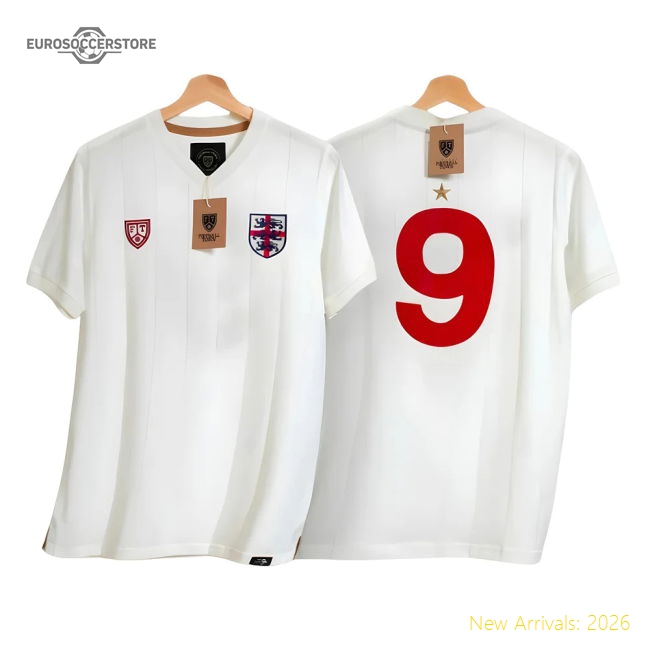 England Sir Bobby Charlton Tribute Football Shirt-Football Jersey Hub