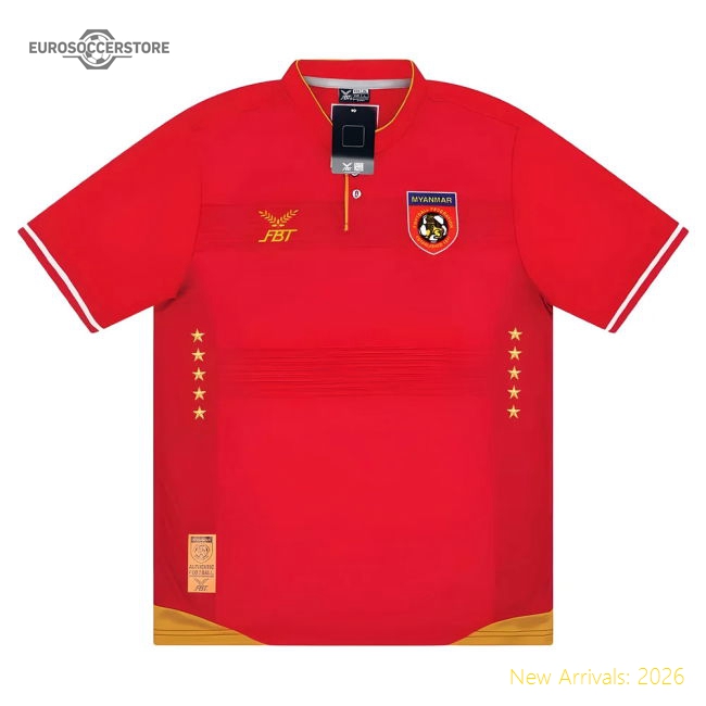 2017 Myanmar Home Shirt-Football Jersey Hub