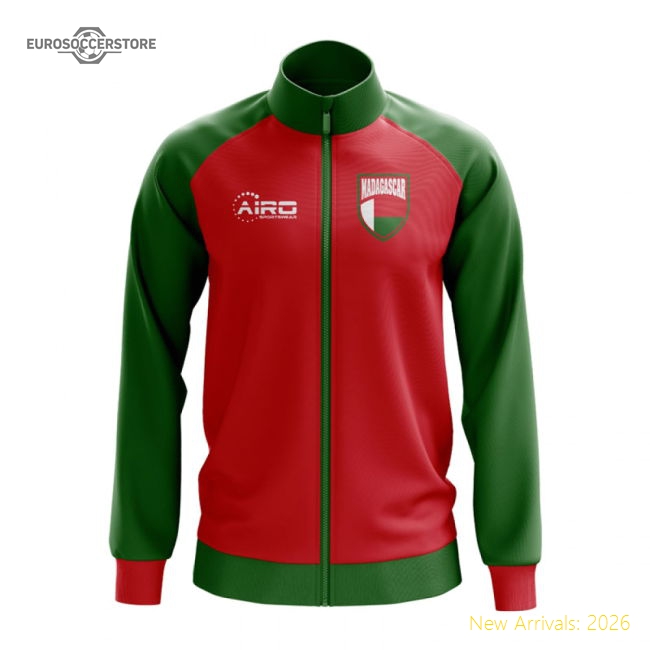 Madagascar Concept Football Track Jacket (Red)-Football Jersey Hub
