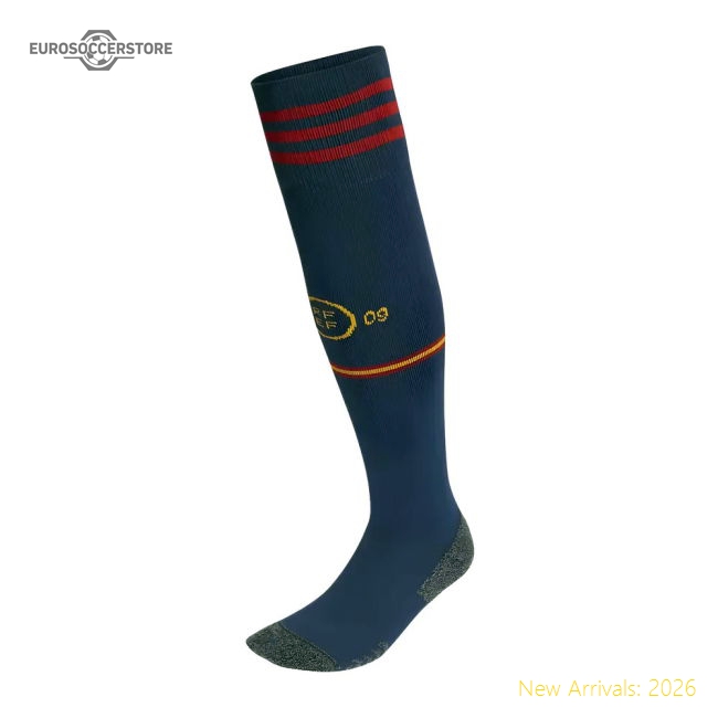 2022-2023 Spain Home Socks (Navy)-Football Jersey Hub