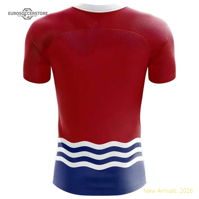 2025-2026 Kiribati Home Concept Football Shirt - Womens-Football Jersey Hub