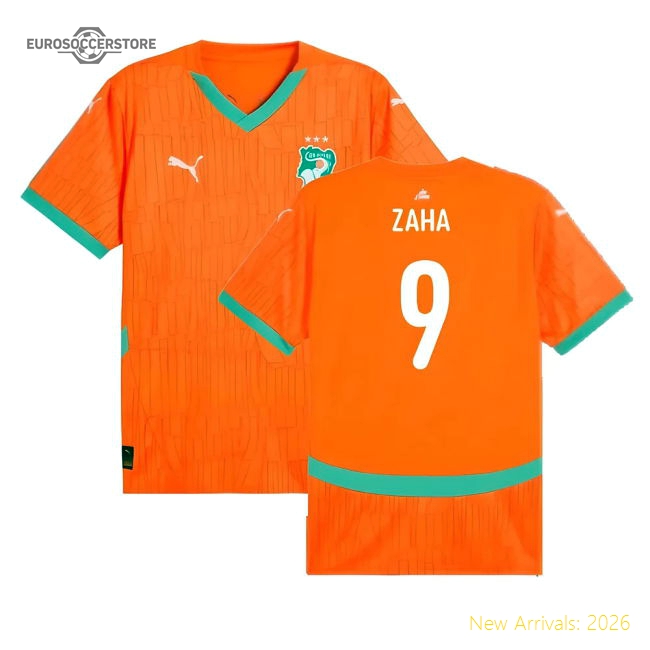 2024-2025 Ivory Coast Home Shirt (Zaha 9)-Football Jersey Hub