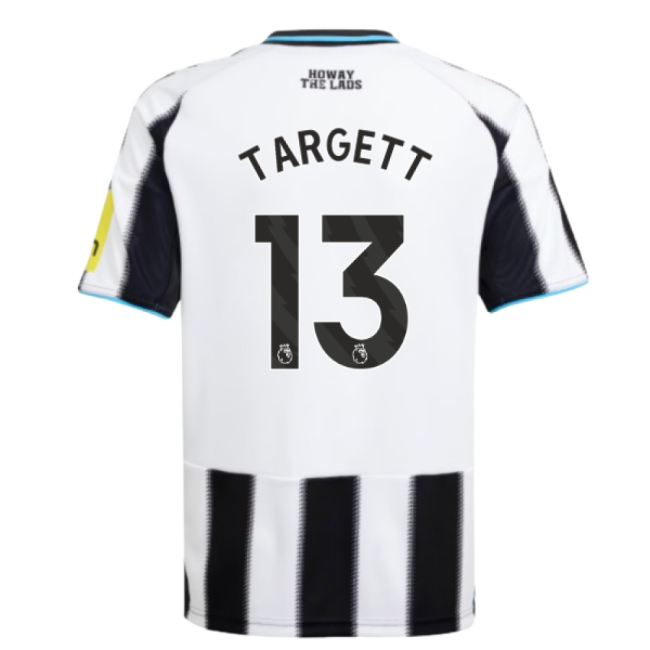 2025-2026 Newcastle Home Shirt (Kids) (Targett 13)-Football Jersey Hub