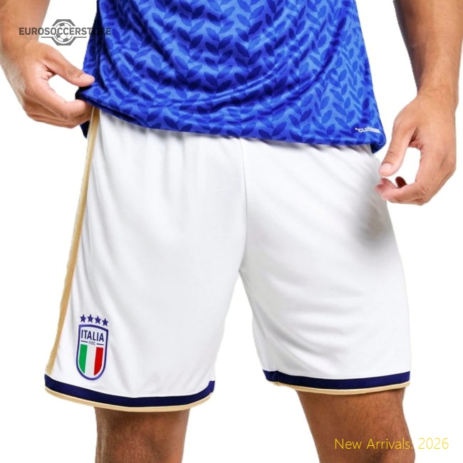 2026-2027 Italy Home Shorts (White)-Football Jersey Hub