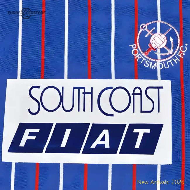 Portsmouth 1987-1988 Retro Football Shirt-Football Jersey Hub