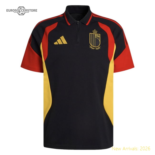2026-2027 Belgium Polo Shirt (Black)-Football Jersey Hub