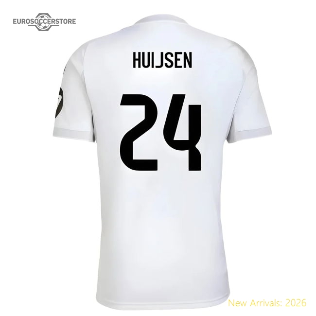 2025-2026 Real Madrid Home Shirt (Huijsen 24)-Football Jersey Hub