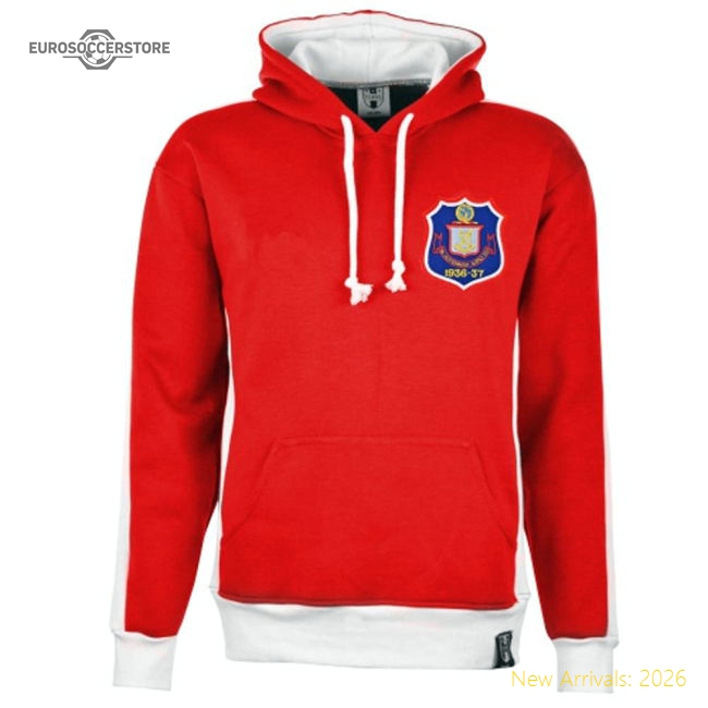 Sunderland 1937 Retro Hoodie-Football Jersey Hub