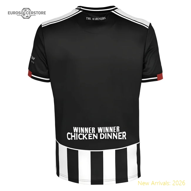 2025-2026 Grimsby Town Home Shirt-Football Jersey Hub