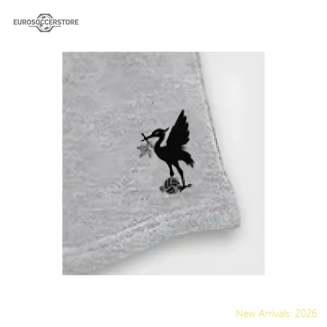 Liverpool The Bird Grey Shorts-Football Jersey Hub