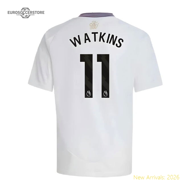 2024-2025 Aston Villa Away Shirt (Kids) (Watkins 11)-Football Jersey Hub