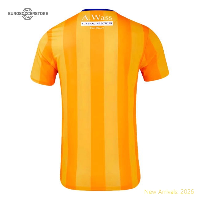 2024-2025 Mansfield Town Home Shirt-Football Jersey Hub