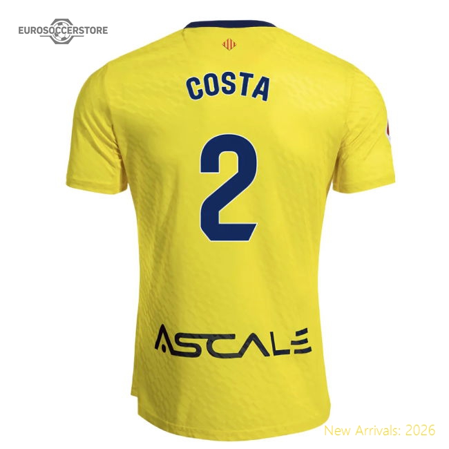 2025-2026 Villarreal Home Shirt (Costa 2)-Football Jersey Hub