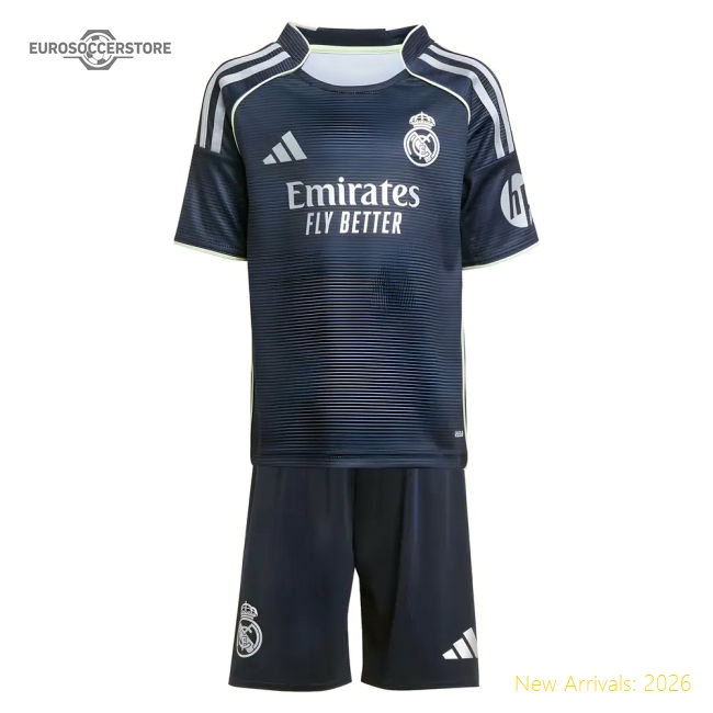 2025-2026 Real Madrid Away Mini Kit-Football Jersey Hub