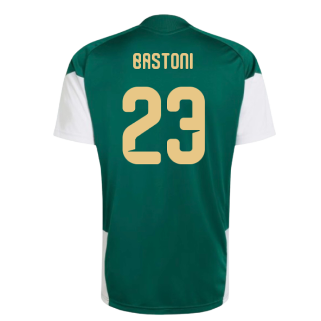 2026-2027 Italy Training Jersey (Green) (Bastoni 23)-Football Jersey Hub
