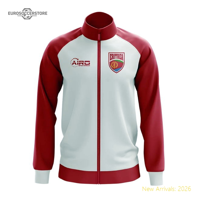 Eritrea Concept Football Track Jacket (White) - Kids-Football Jersey Hub