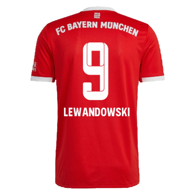 2022-2023 Bayern Munich Home Shirt (LEWANDOWSKI 9)-Football Jersey Hub