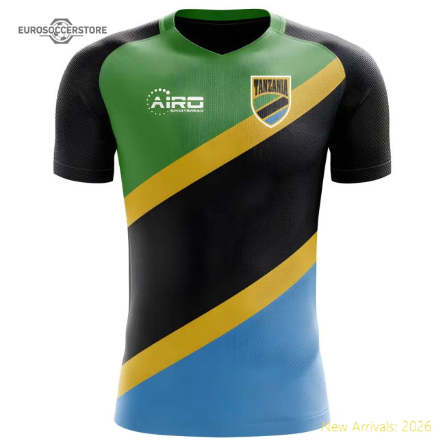 2025-2026 Tanzania Home Concept Football Shirt - Womens-Football Jersey Hub