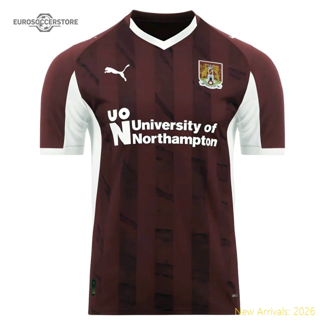 2025-2026 Northampton Town Home Shirt-Football Jersey Hub