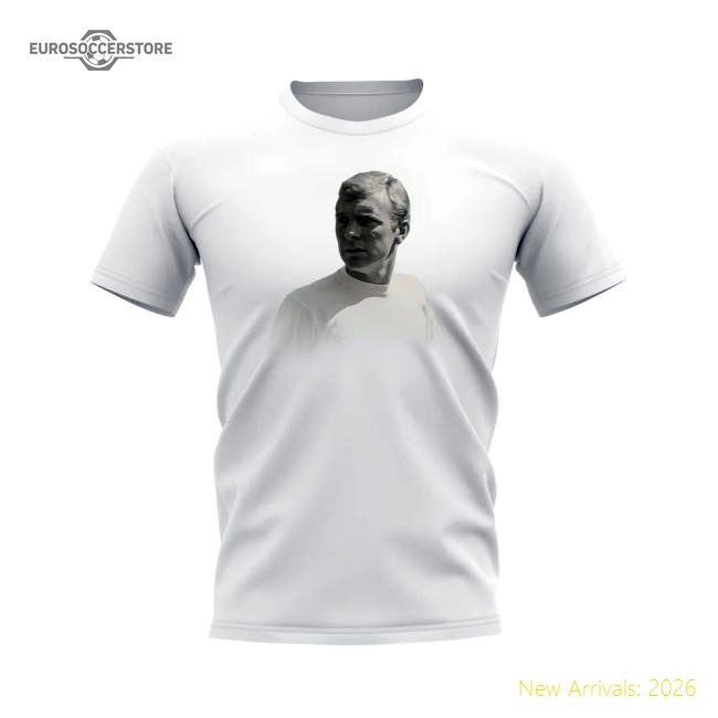 Bobby Moore England Legend T-Shirt (White)-Football Jersey Hub