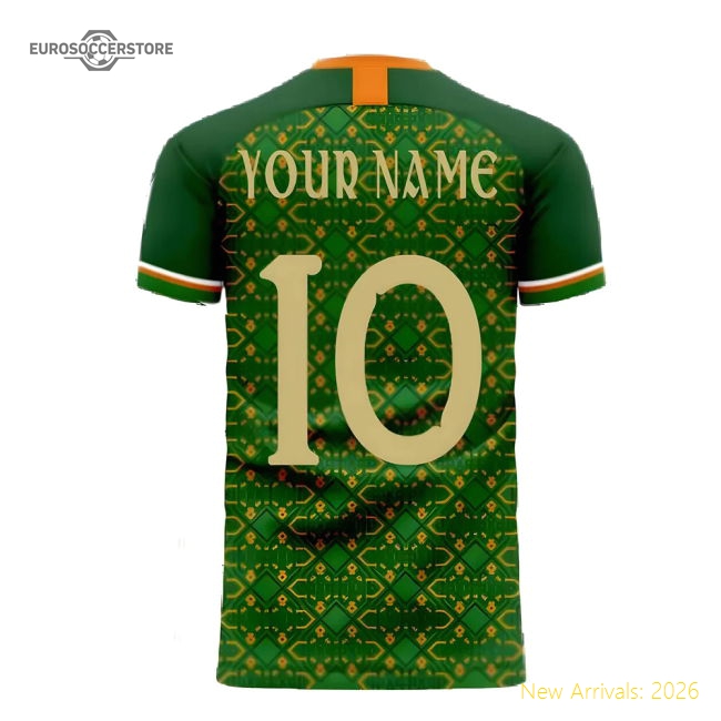 Ireland 2025-2026 Home Concept Football Kit (Libero) (Your Name)-Football Jersey Hub