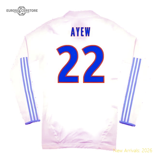 Marseille 2011-12 Player Spec Long Sleeve Home Shirt ((Excellent) L) (Ayew 22)-Football Jersey Hub