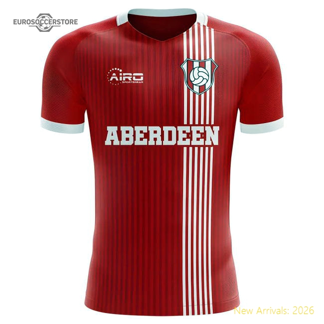 2025-2026 Aberdeen Home Concept Football Shirt - Womens-Football Jersey Hub