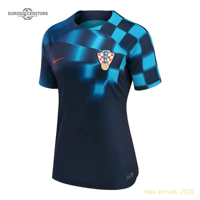 2022-2023 Croatia Away Shirt (Ladies)-Football Jersey Hub