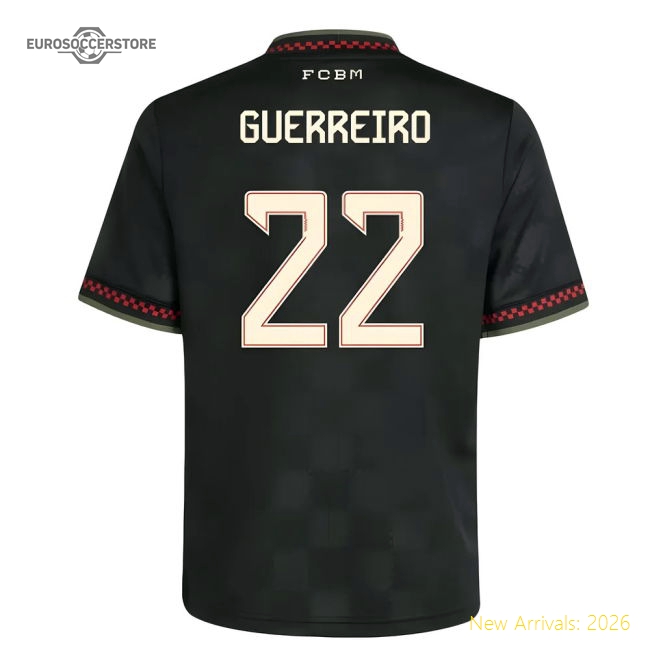 2025-2026 Bayern Munich Third Shirt (Kids) (Guerreiro 22)-Football Jersey Hub