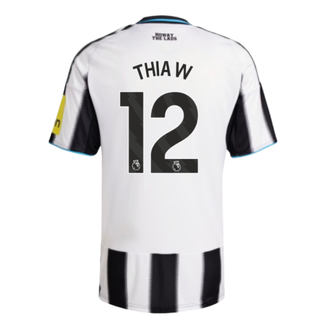 2025-2026 Newcastle Home Shirt (Thiaw 12)-Football Jersey Hub